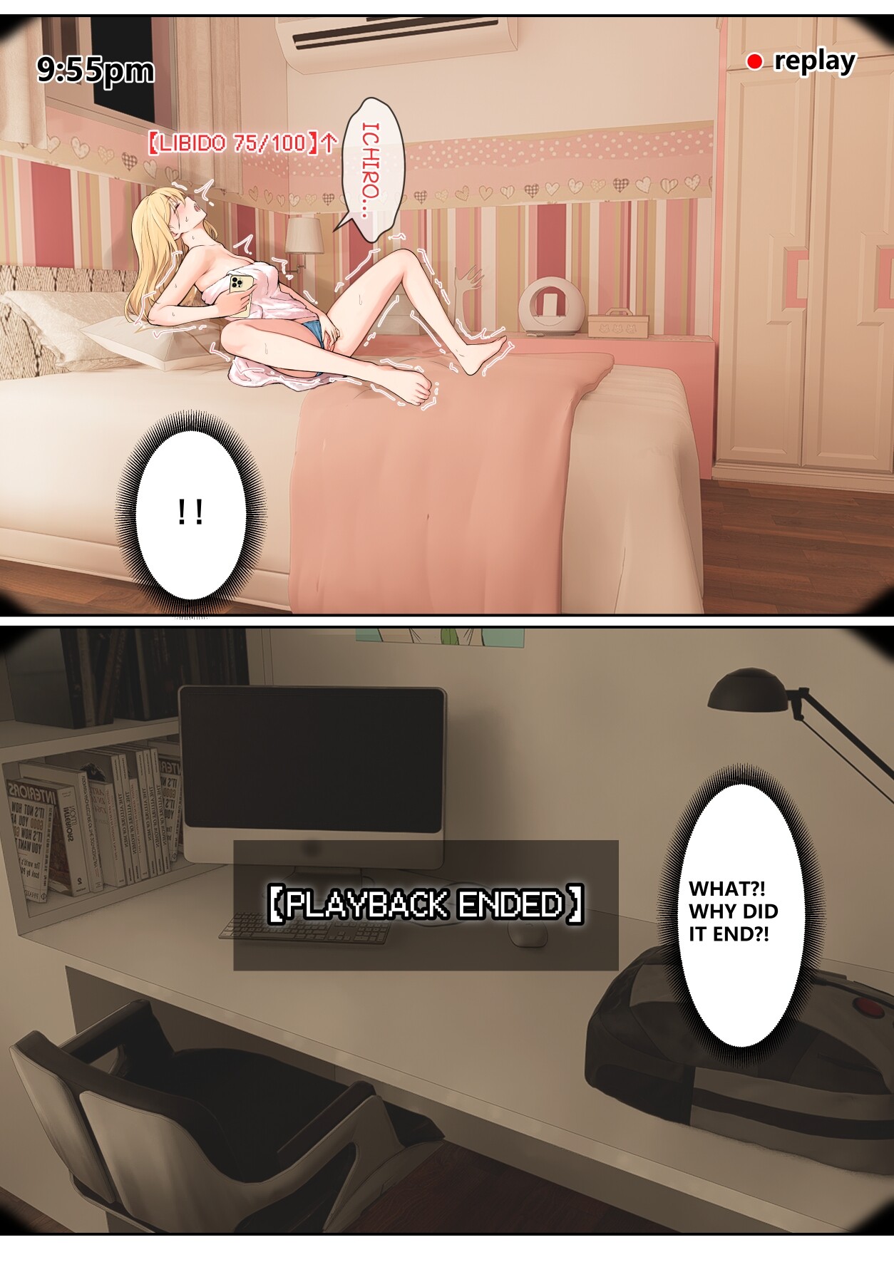 Hentai Manga Comic-My AR glasses can see various stats about my foster sister!?-Read-158